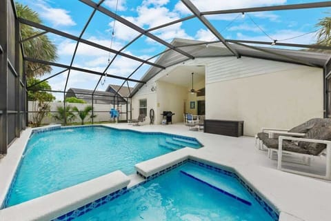 Private pool oasis for sun, swim, and chill