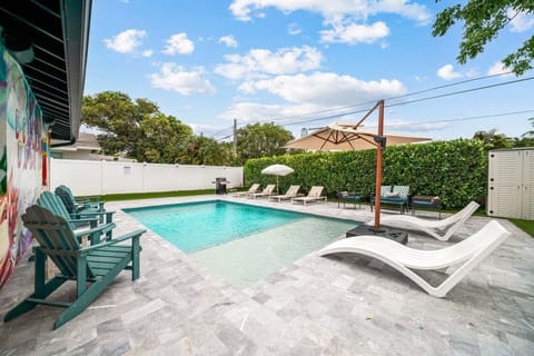 Heated shared outdoor pool