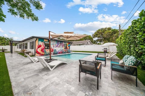 Heated shared outdoor pool