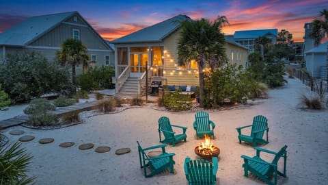 Gather around the fire pit under the stars and create unforgettable memories with family and friends