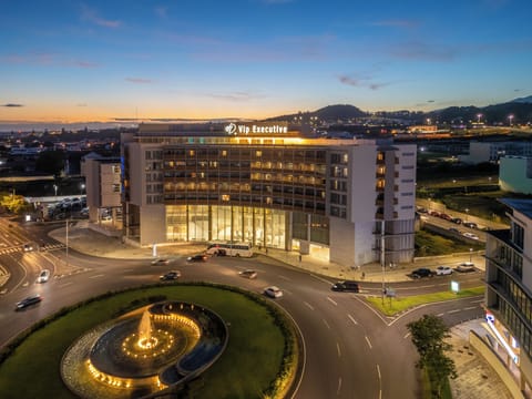 Front of property - evening/night