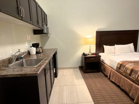 Deluxe Studio Suite, 1 Queen Bed, Non Smoking | Desk, laptop workspace, iron/ironing board, WiFi (free)