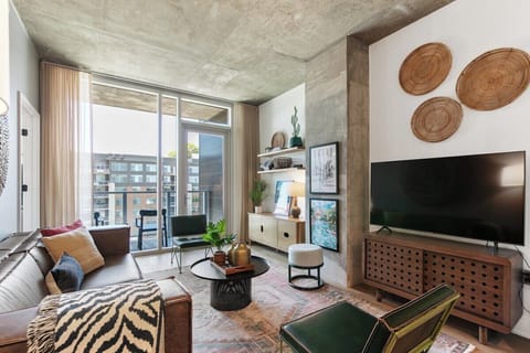 The textures and colors of central Texas brought indoors to create a cozy cowboy urban feel.