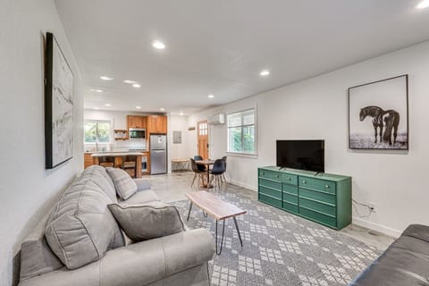 Living Room | Sofa Seating, TV Console & Dining Nook