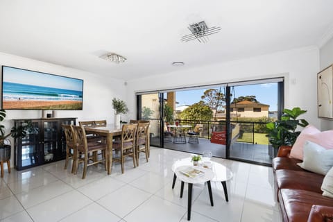 Open Plan Dining and Living Area looking out into the Garden