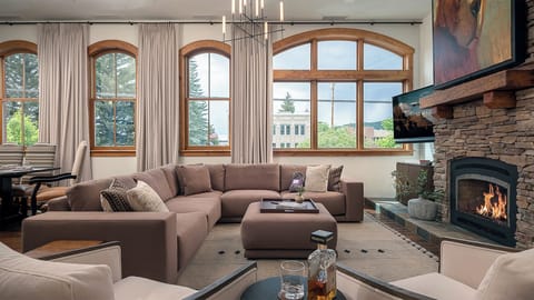 Great Room, Main Level - Seating area with large windows