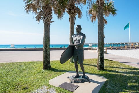 Condo, 1 King Bed with Sofa bed (Emerald Isle Unit 1402) | Beach | On the beach