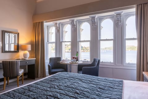 Individually decorated, individually furnished, desk, iron/ironing board