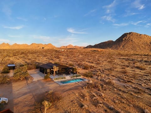 Cradled by the iconic mountains of Joshua Tree National Park