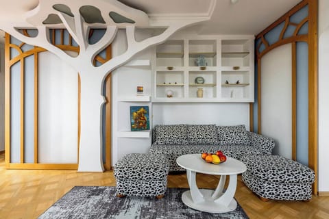 Premium Apartment, Balcony, City View | Living area | 42-inch flat-screen TV with cable channels