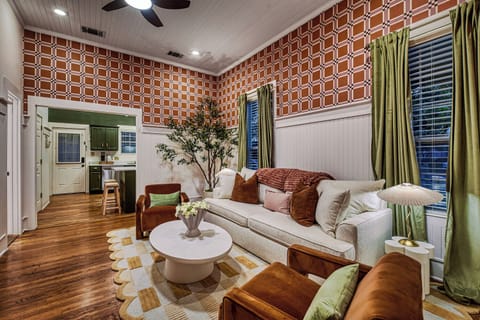 A welcoming place to gather after Blue Hole adventures or downtown dining.