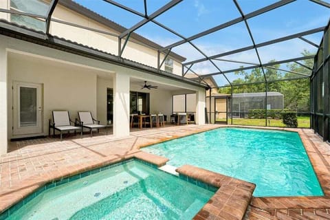 Escape to your own private backyard oasis! Take a refreshing dip in the sparkling private pool, then unwind in the stylish modern lounge area designed for ultimate relaxation.