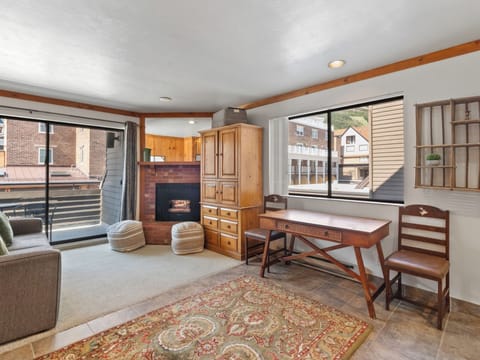 Living Area / Balcony / View of Park City Base Area