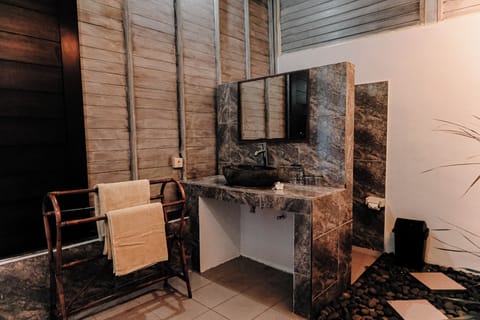 Deluxe Double Room | Bathroom | Shower, free toiletries, towels