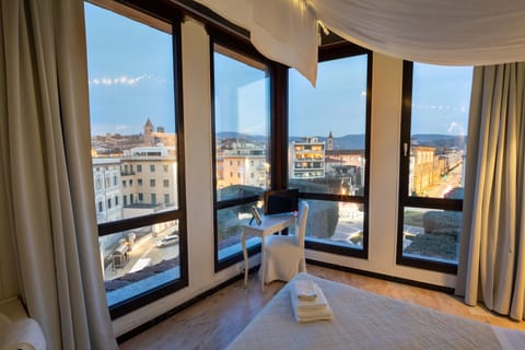 Luxury Double or Twin Room, 1 Bedroom, Jetted Tub, City View | View from room