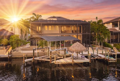 Wake up to breathtaking waterfront views and unwind on your private dock, comple
