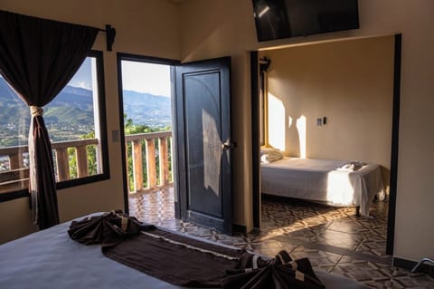 Family Quadruple Room, Balcony, Mountain View | Iron/ironing board, WiFi (free)