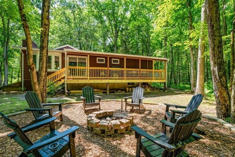 Fire Pit Area behind the House