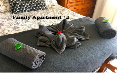 Family Apartment, 2 Bedrooms, Pool View | Iron/ironing board, WiFi (free)