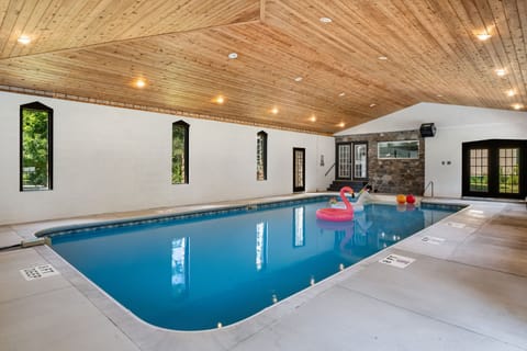 Splash, swim, or simply unwind in the comfort of your private indoor pool.
