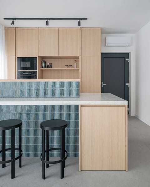 Villa | Private kitchen | Espresso maker, fridge, microwave, oven