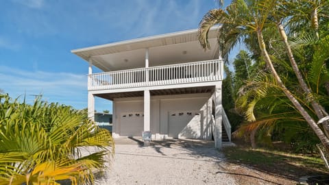 elevated vacation home with Gulf view