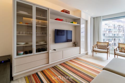 Basic Apartment | Living area | 40-inch TV with digital channels
