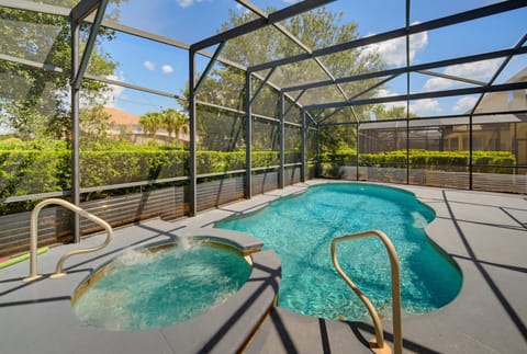 Enjoy a relaxing, crystal-clear private pool at Solterra Resort, perfect for unwinding, soaking up the Florida sunshine, and creating memorable moments with family and friends.