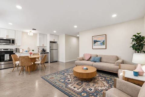 Spacious open concept with beautiful furnishings