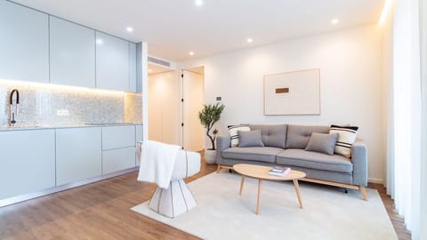 A welcoming open-plan living space that combines style, comfort and functionality. #OpenConcept #ContemporaryHome #GaiaApartment