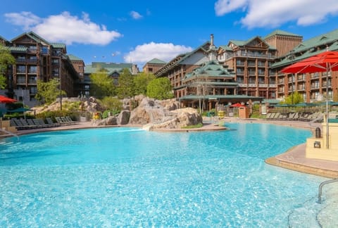 Resort Pool • Waterslide & Hot Tub