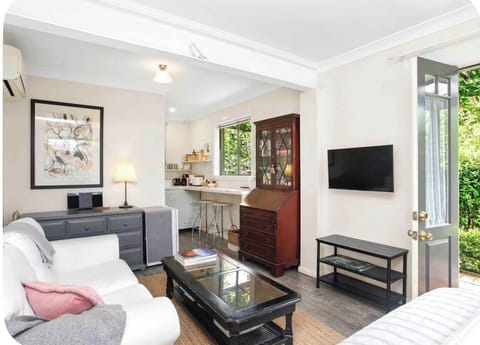 Studio showing living area and kitchinette