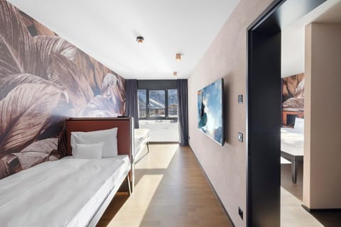 Comfort Quadruple Room, Balcony, Mountain View | In-room safe, WiFi (free)
