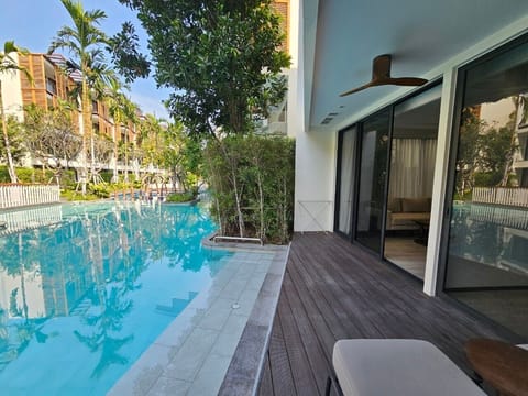 Family Penthouse, Balcony, Pool View | Pool | Outdoor pool