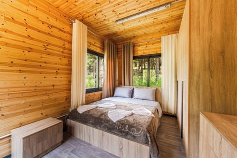 Bedroom with a double bed