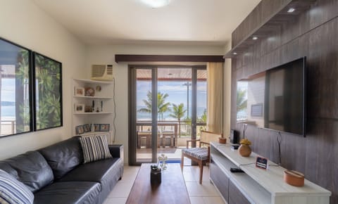 Basic Apartment | Living area | 40-inch TV with digital channels