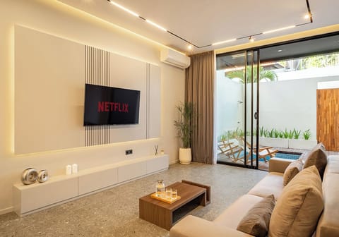 Villa, 2 Bedrooms, Private Pool | Living area