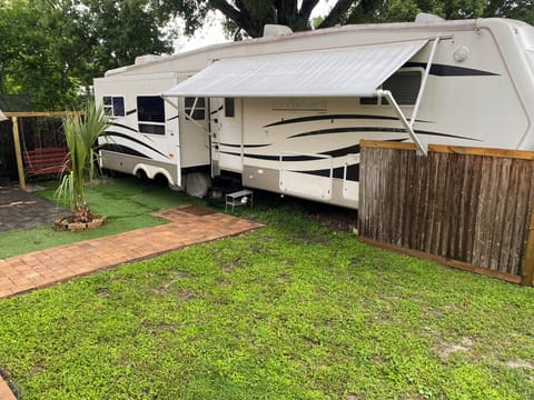 Entrance to the RV