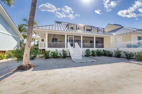 The backyard exterior offers outdoor space to enjoy.