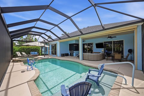Your private retreat awaits, where sunny pool days, relaxing hot tub soaks, and easy indoor-outdoor living create an unforgettable getaway.