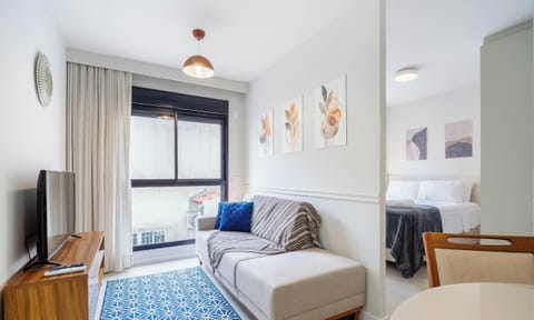 Basic Apartment | Living area | 40-inch TV with digital channels