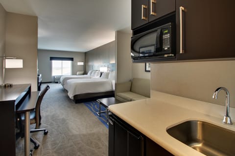Suite, 2 Queen Beds | In-room safe, desk, iron/ironing board, cribs (free)