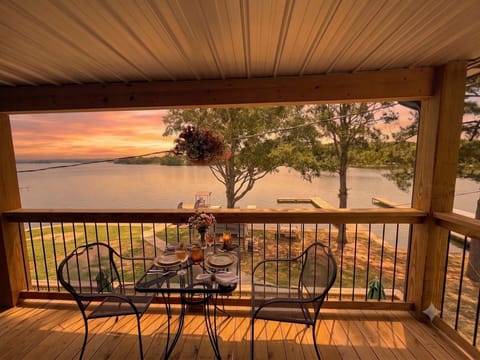 Beautiful sunset at Little River Marina 