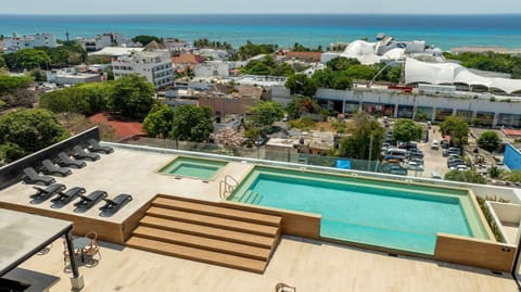 Playa del Carmen from above