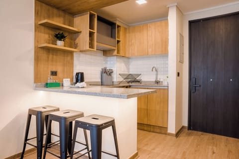 Standard Apartment, Balcony | Private kitchen