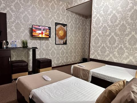 Standard Twin Room, Lanai, City View | Desk, iron/ironing board (on request), WiFi (free)