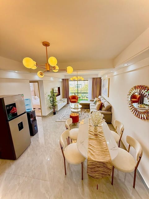 Family Apartment, Balcony | Living area | 32-inch Smart TV with digital channels