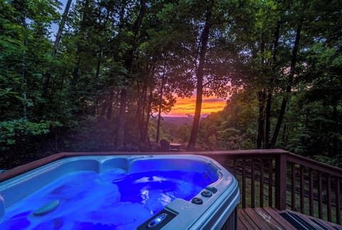 Calm, serene, and picturesque—evoking the quiet beauty of the mountains at golden hour.
