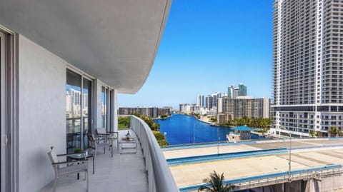 Apartment and balcony views 