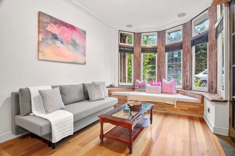 After a day exploring Melbourne, sink into the sofa and relax with a book, a movie, or simply the warmth of the radiator heating on cooler nights.